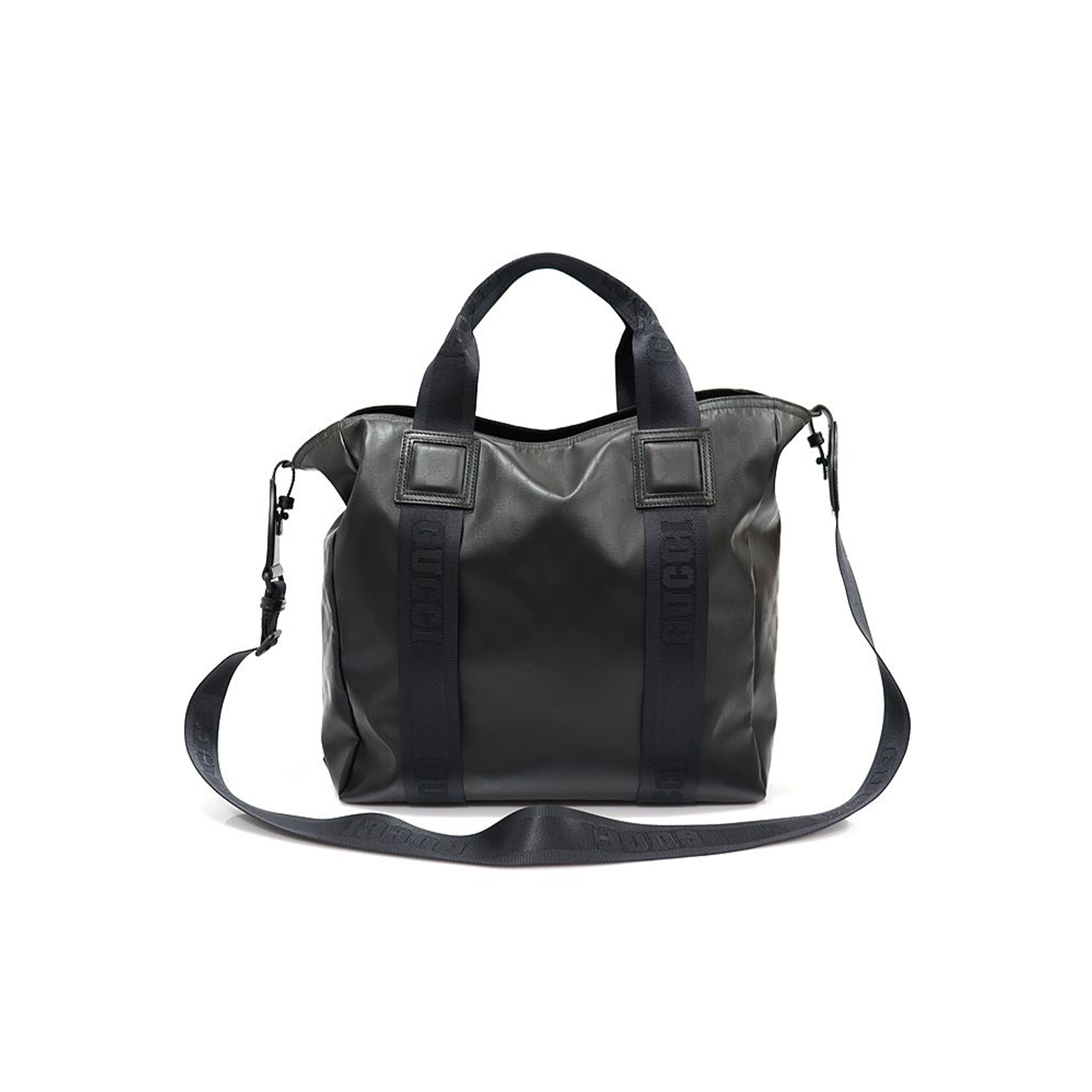 G*u*i black matte gg crystal canvas tote 779816 (39*37*14cm)